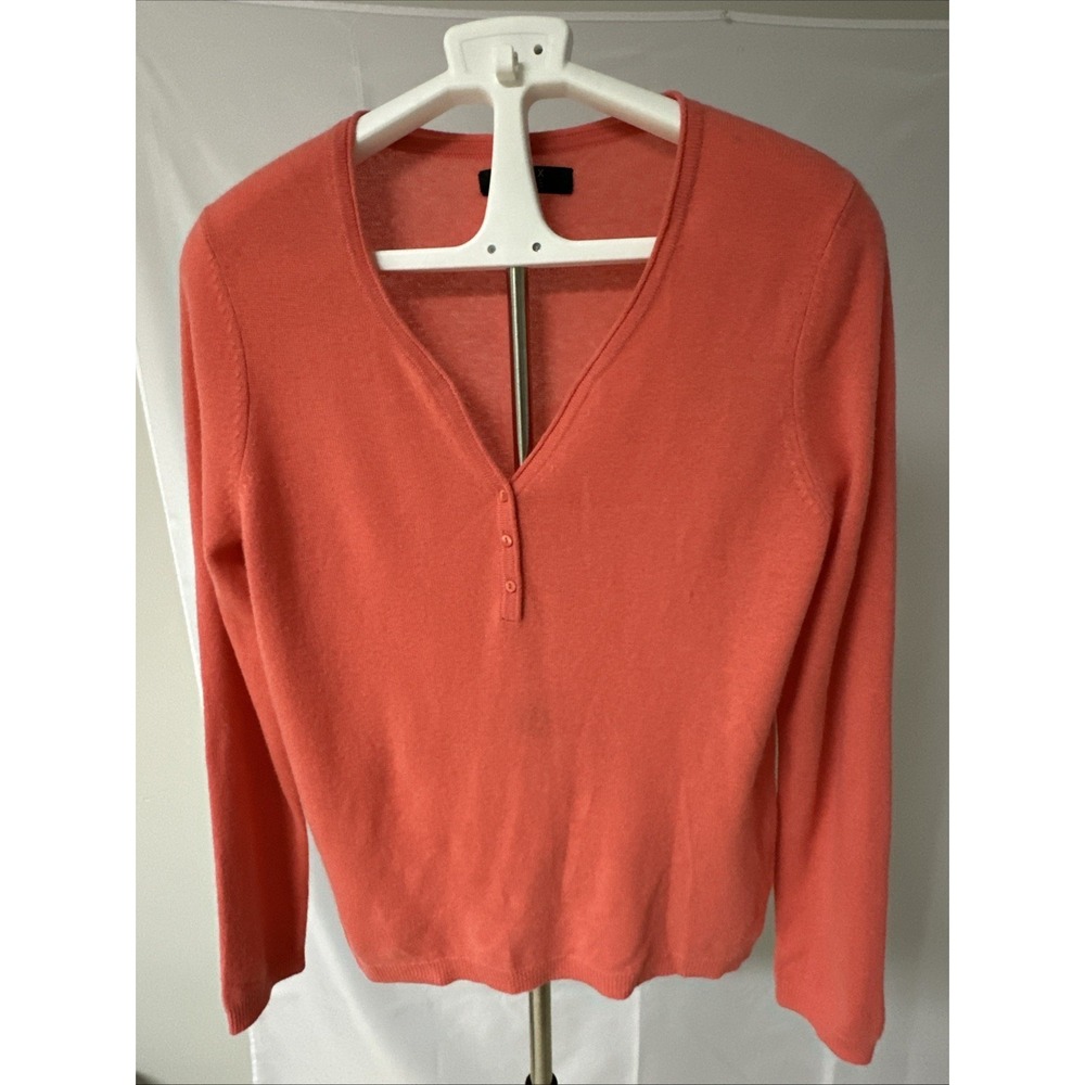 Alex Marie Cashmere Sweater Women's Sz XL Color Pink/Salmon